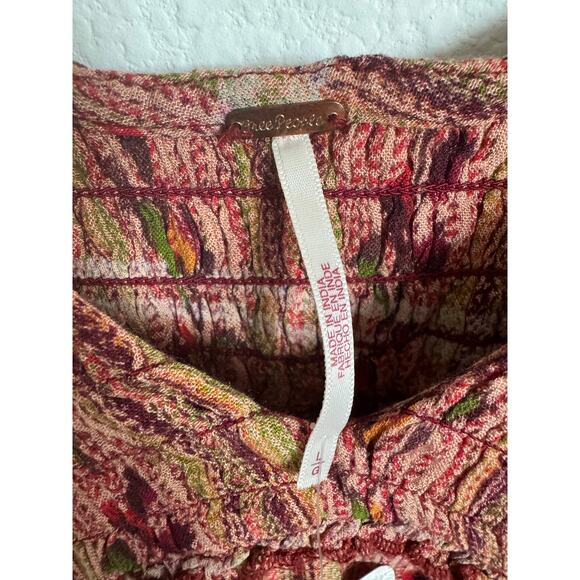 Free People Women’s Jackie Mini Dress Aztec New Size Large Boho Casual - Picture 4 of 9